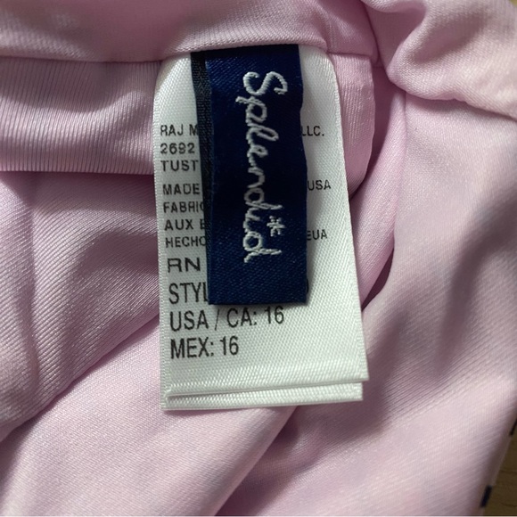 NWT Splendid Pink Blue Striped One Piece - Picture 10 of 13